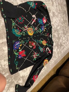 Women’s Holiday Embroidered Cardigan